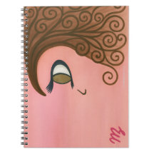 Curl Girl normal notebook