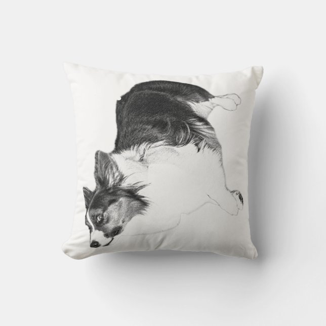 Curled Calm, Autumn Eyes Cushion (Front)