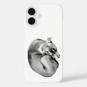 Curled Companion iPhone 16 Case