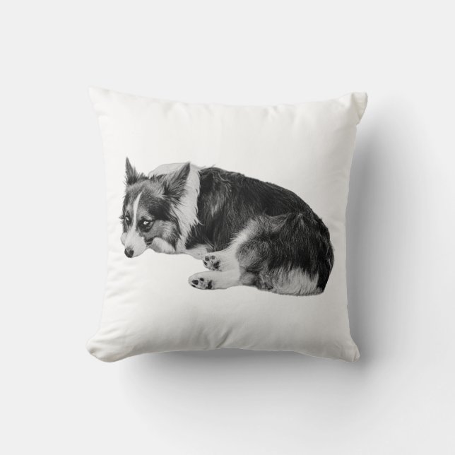 Curled Corgi Comfort Cushion (Front)