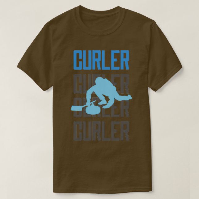 Curler 1 T-Shirt (Design Front)