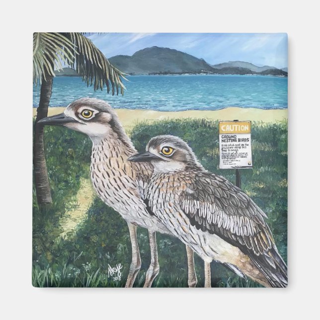 Curlew's of Townsville Strand Magnet (Front)