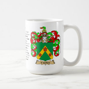 Curley, the Origin, the Meaning and the Crest Coffee Mug