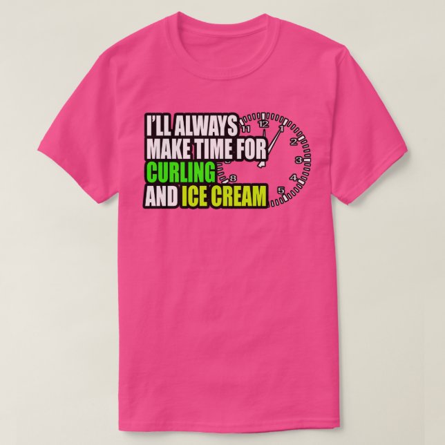 Curling 14 T-Shirt (Design Front)
