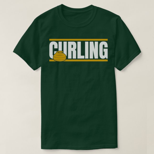 Curling 7 T-Shirt (Design Front)
