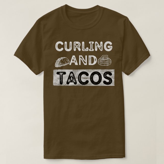 Curling And Tacos 5 T-Shirt (Design Front)