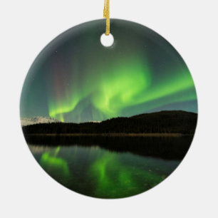 Curling Aurora Ceramic Tree Decoration