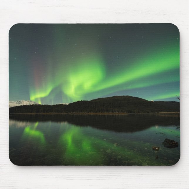 Curling Aurora Mouse Pad (Front)