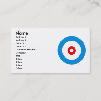 Curling Business Card