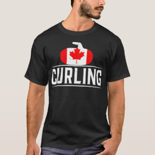 Curling Canada Canadian Fan Coach Team Player T-Shirt