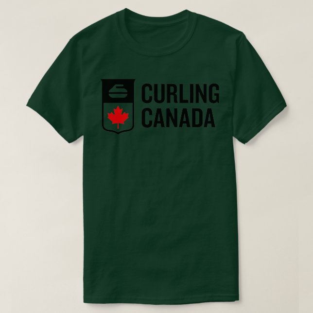 CURLING CANADA LOGO T-Shirt (Design Front)