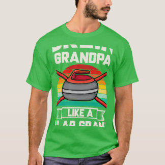Curling grandpa like a regular grandpa but cooler  T-Shirt