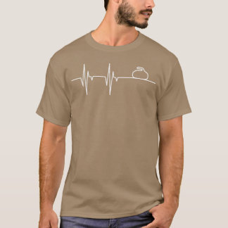 Curling Heartbeat Curler Winter Sports T-Shirt