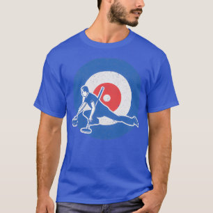 Curling house retro curling target T-Shirt