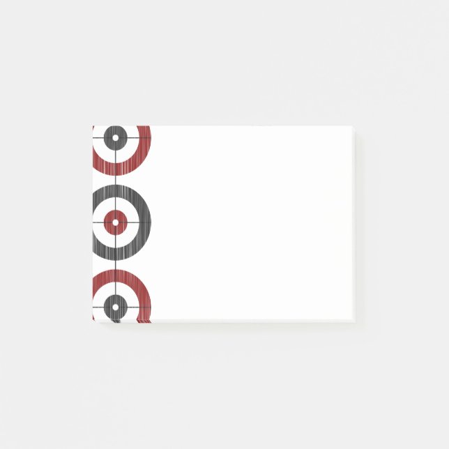 Curling Houses Sticky Notes (Front)