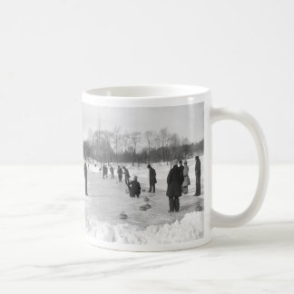 Curling in Central Park NYC Mug