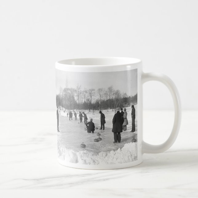 Curling in Central Park NYC Mug (Right)