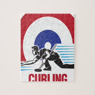 Curling Is Cool Day - Appreciation Day Jigsaw Puzzle
