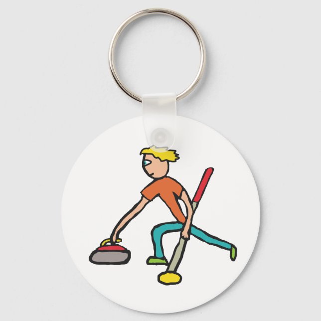 Curling Key Ring (Front)