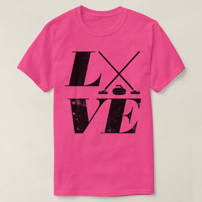 CURLING LOVE 2 T-Shirt (Design Front)
