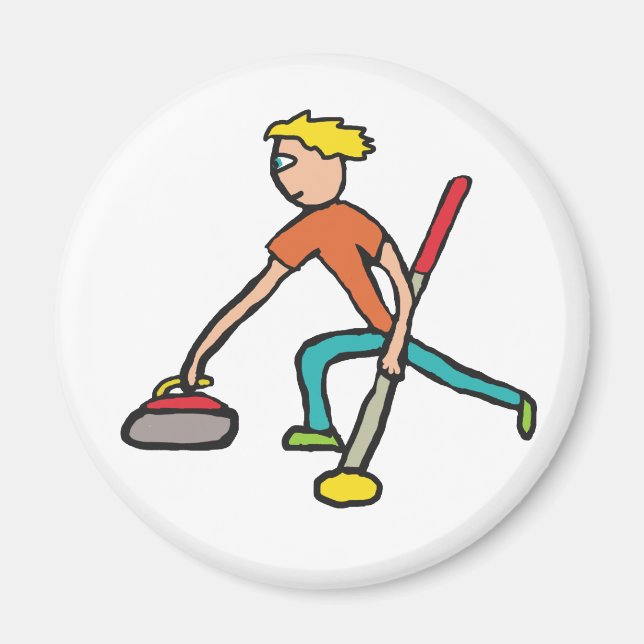 Curling Magnet (Front)