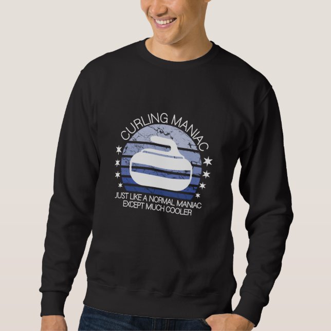 curling men sweatshirt (Front)