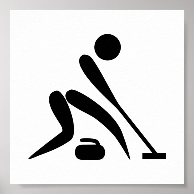 Curling Pictogram Poster (Front)