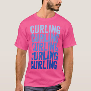 Curling Player Chess On Ice T-Shirt