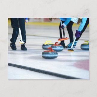 Curling Postcard
