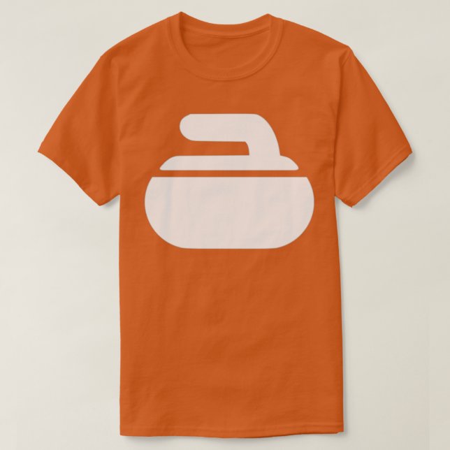 Curling Rock 4 T-Shirt (Design Front)