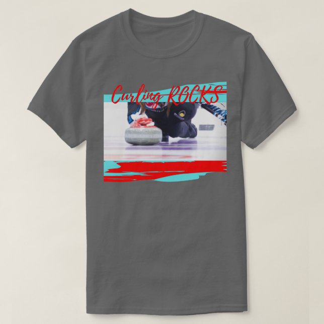 Curling ROCKS 11 T-Shirt (Design Front)