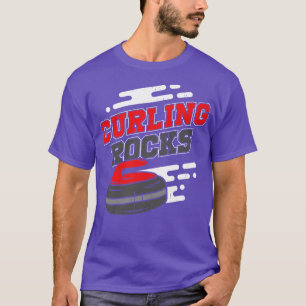 Curling Rocks Sport Curler Gift  T-Shirt