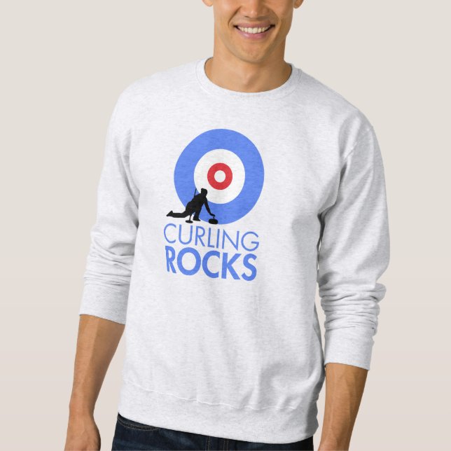 Curling Rocks Sweatshirt (Front)