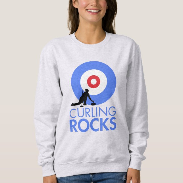 Curling Rocks Sweatshirt (Front)