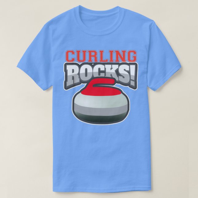 Curling Rocksstone T-Shirt (Design Front)