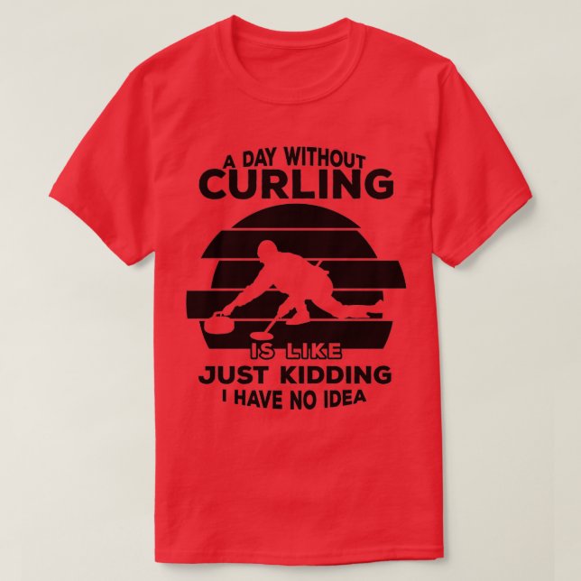 Curling Sayings T-Shirt (Design Front)