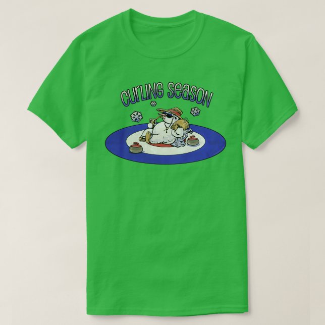 Curling Season T-Shirt (Design Front)