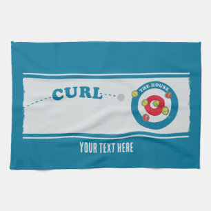 Curling sheet Curling stones Tea Towel