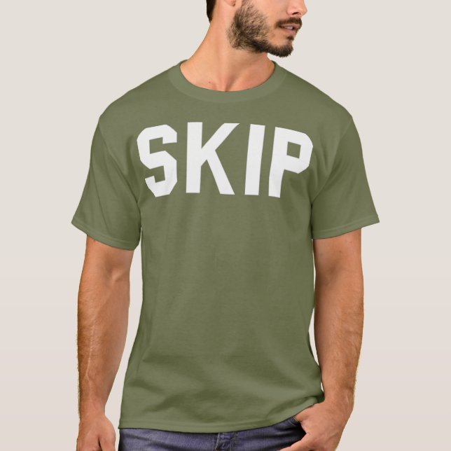 Curling Skip Position T-Shirt (Front)