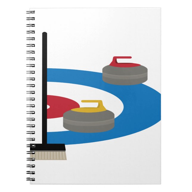 Curling Sport Notebook (Front)
