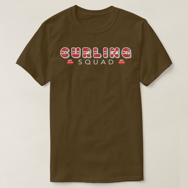 Curling Squad 2 T-Shirt (Design Front)