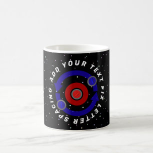 Curling Stone rolling like the Earth's orbit Coffee Mug