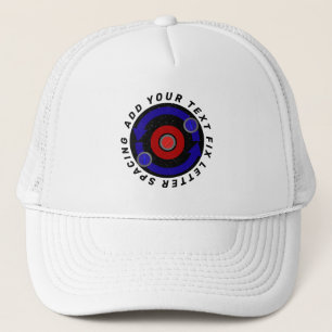 Curling Stone rolling like the Earth's orbit Trucker Hat