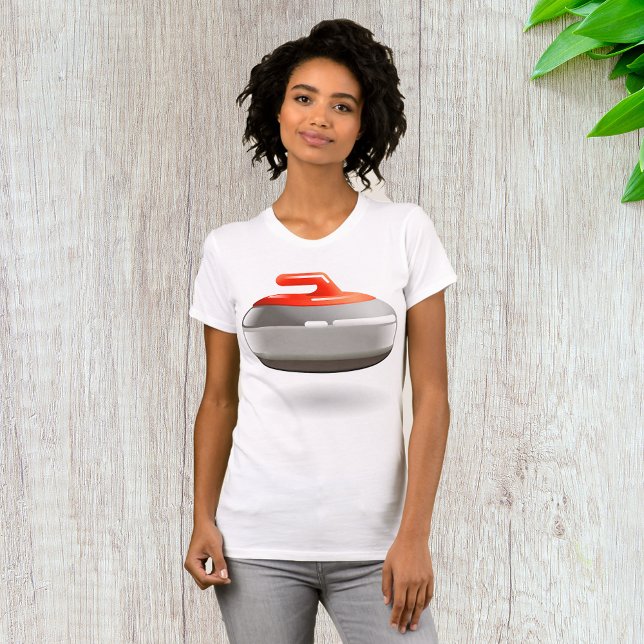 Curling Stone Womens T-Shirt (Creator Uploaded)
