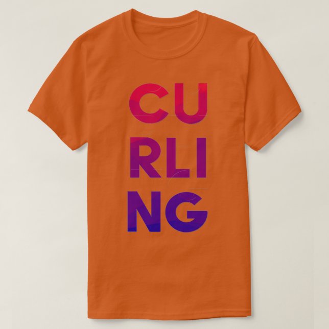 Curling T-Shirt (Design Front)