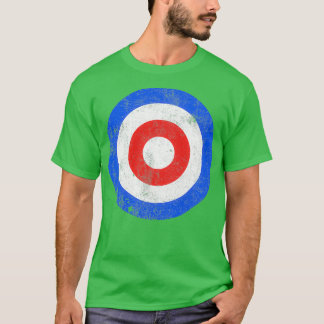 Curling Target Wintersport vintage look Classic TS T-Shirt