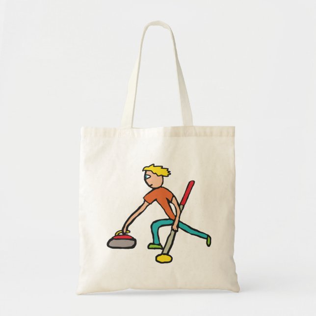 Curling Tote Bag (Front)