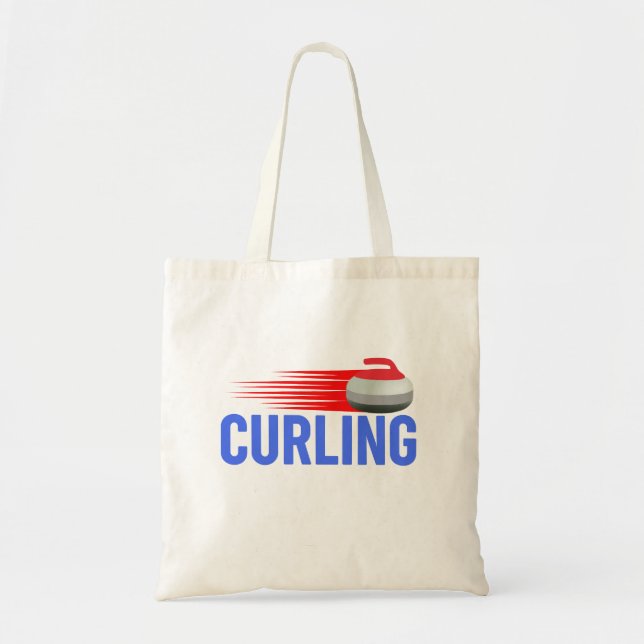 Curling Tote Bag (Front)