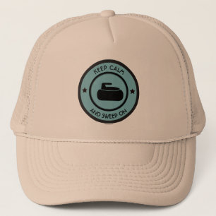 Curling Trucker Hat