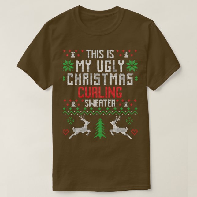Curling Ugly Christmas Sweater (Design Front)
